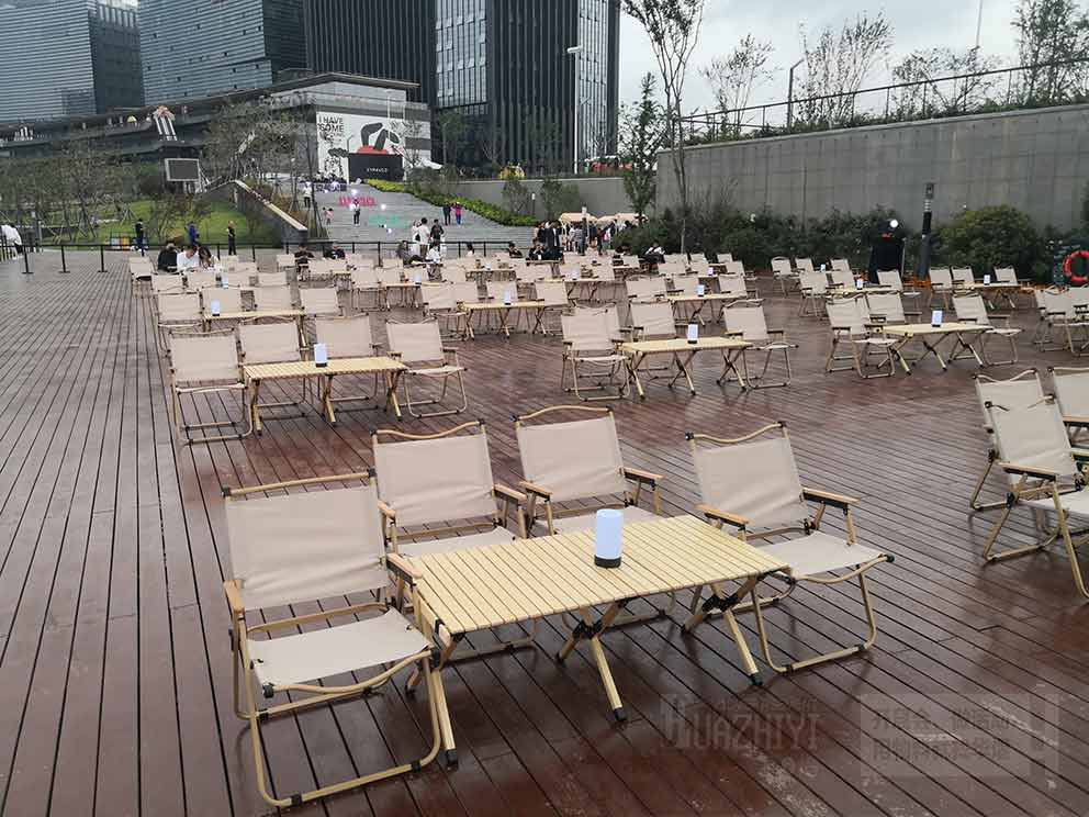 啤酒桌椅租賃現(xiàn)身戶外休閑活動時刻