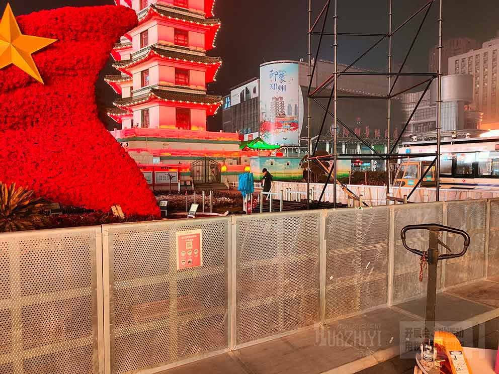 二七廣場(chǎng)防爆欄出租分隔場(chǎng)地