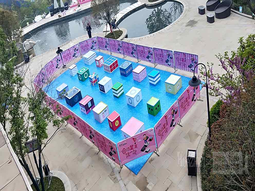 鐵馬護(hù)欄租賃助力童趣活動現(xiàn)場