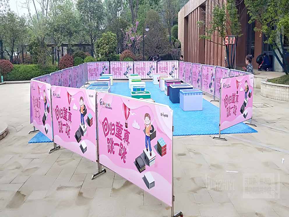 鐵馬護(hù)欄租賃助力童趣活動現(xiàn)場