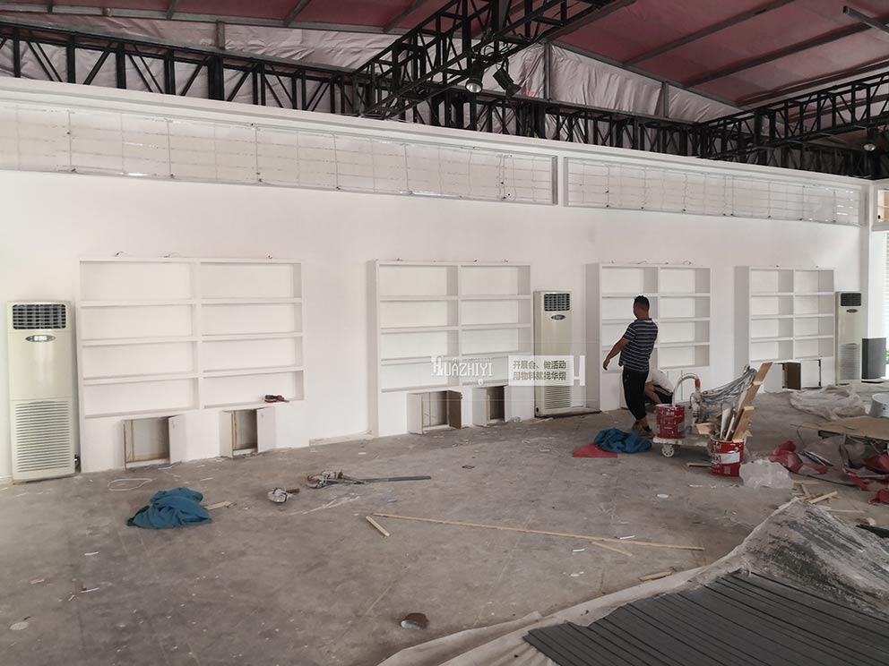 鄭州空調出租助力國香茶城活動添清涼