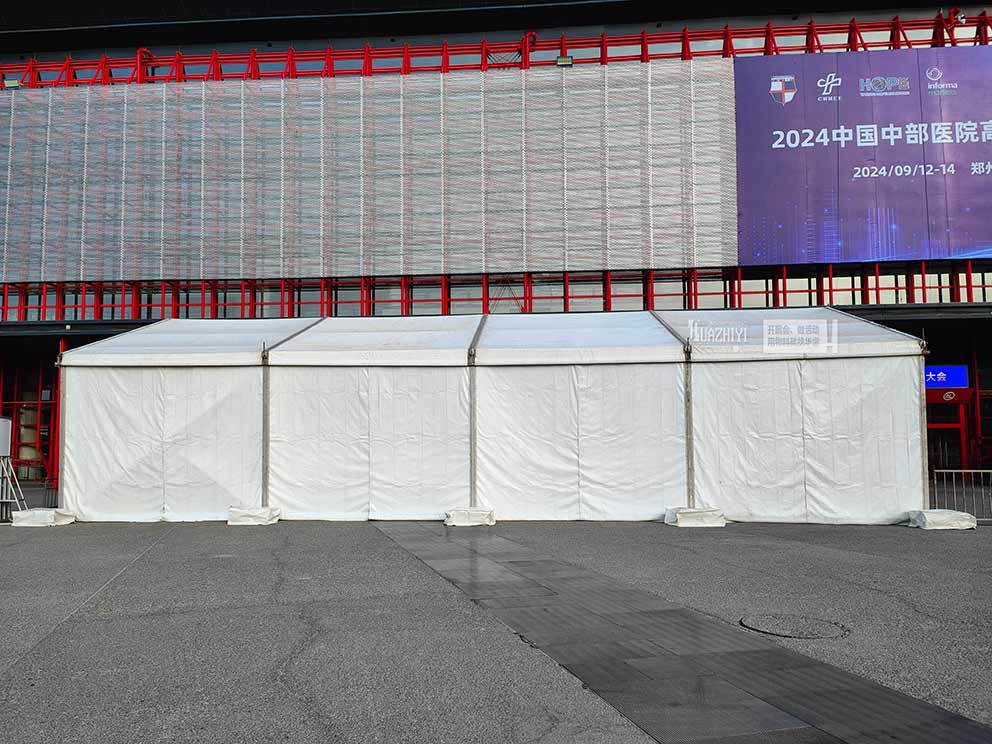 開封篷房租賃提供會展中心展銷會安檢篷房