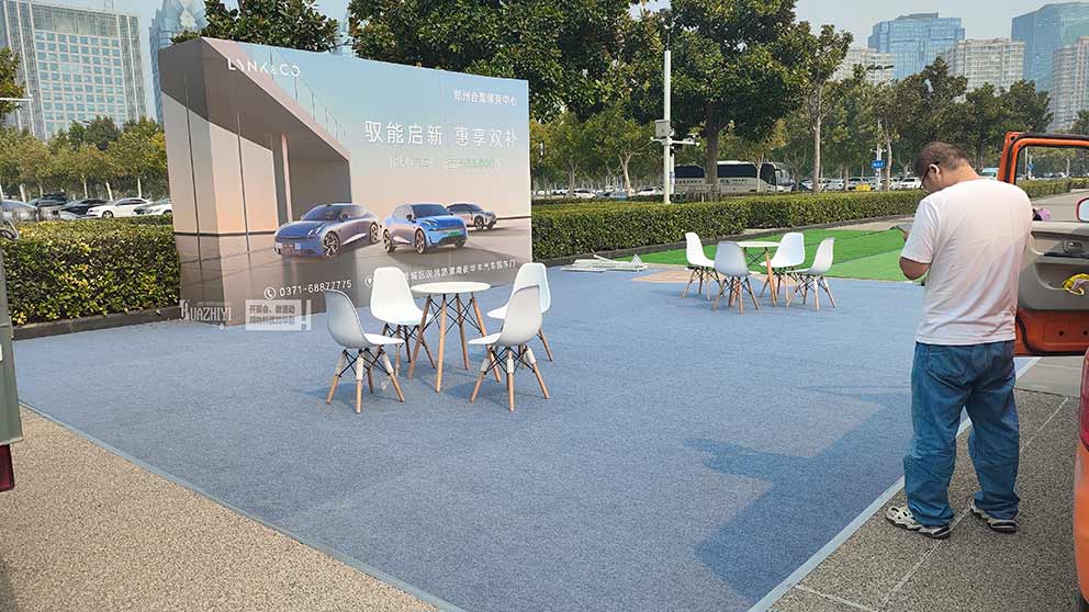 鄭州桁架助力會展中心領克汽車活動現(xiàn)場