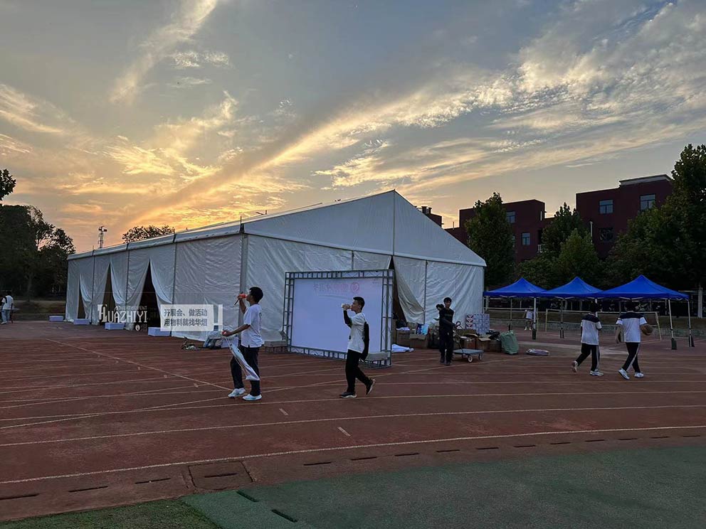 鄭州篷房出租搭建學(xué)校中國(guó)夢(mèng)活動(dòng)現(xiàn)場(chǎng)大型篷房