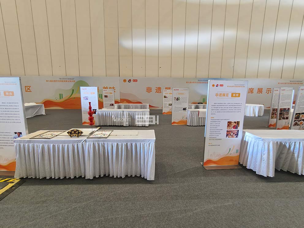 鄭州桌椅出租助力會展中心烹飪大賽活動