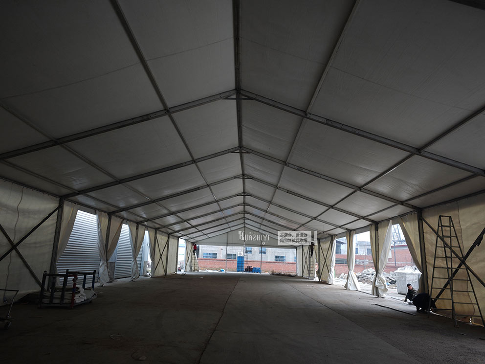 華熠篷房租賃公司搭建嵩縣臨時倉庫倉儲篷房