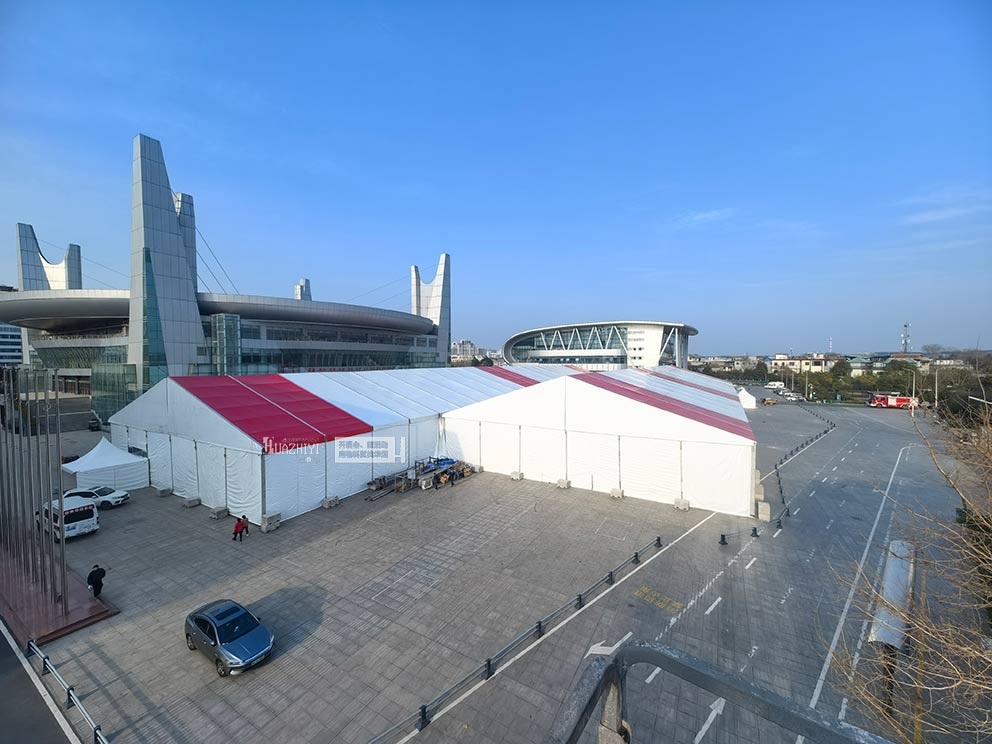 南陽高端家博展銷會篷房租賃是華熠公司施工搭建的