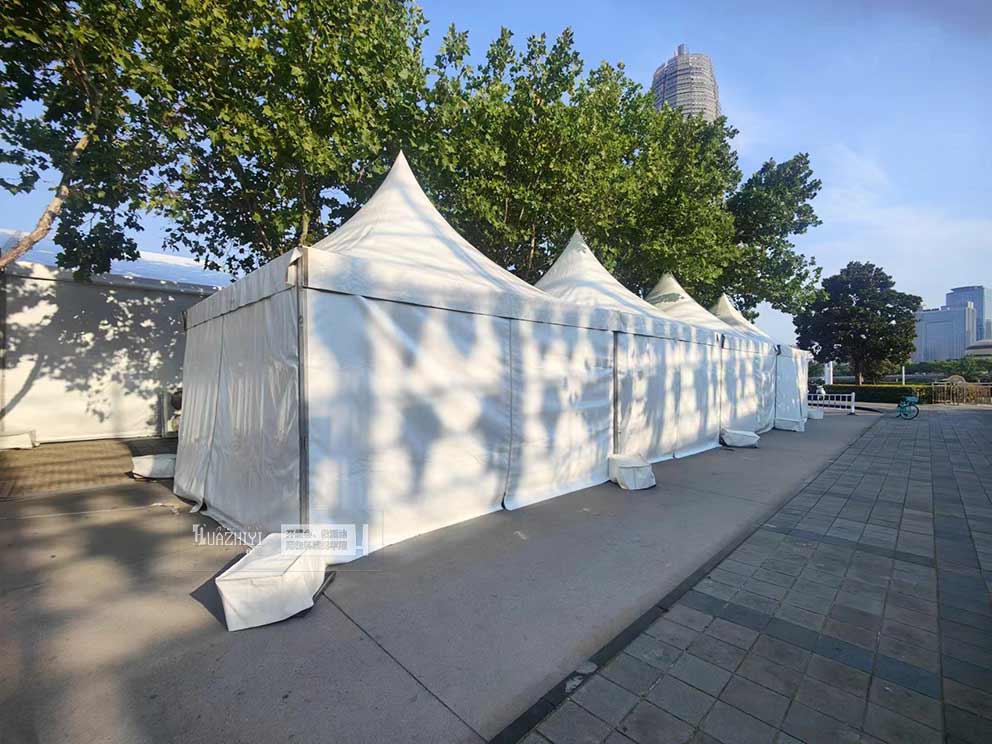 美食節(jié)篷房出租搭建周期要多久？