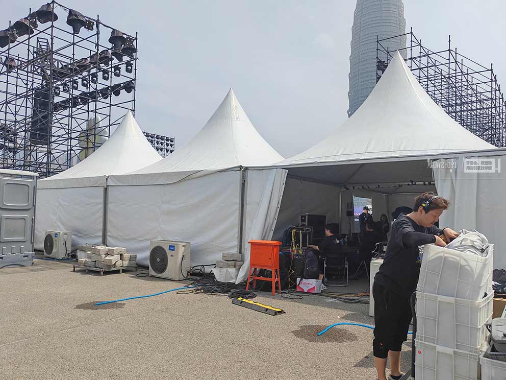 華熠物料租賃公司助力五菱繽果上市發(fā)布會(huì)