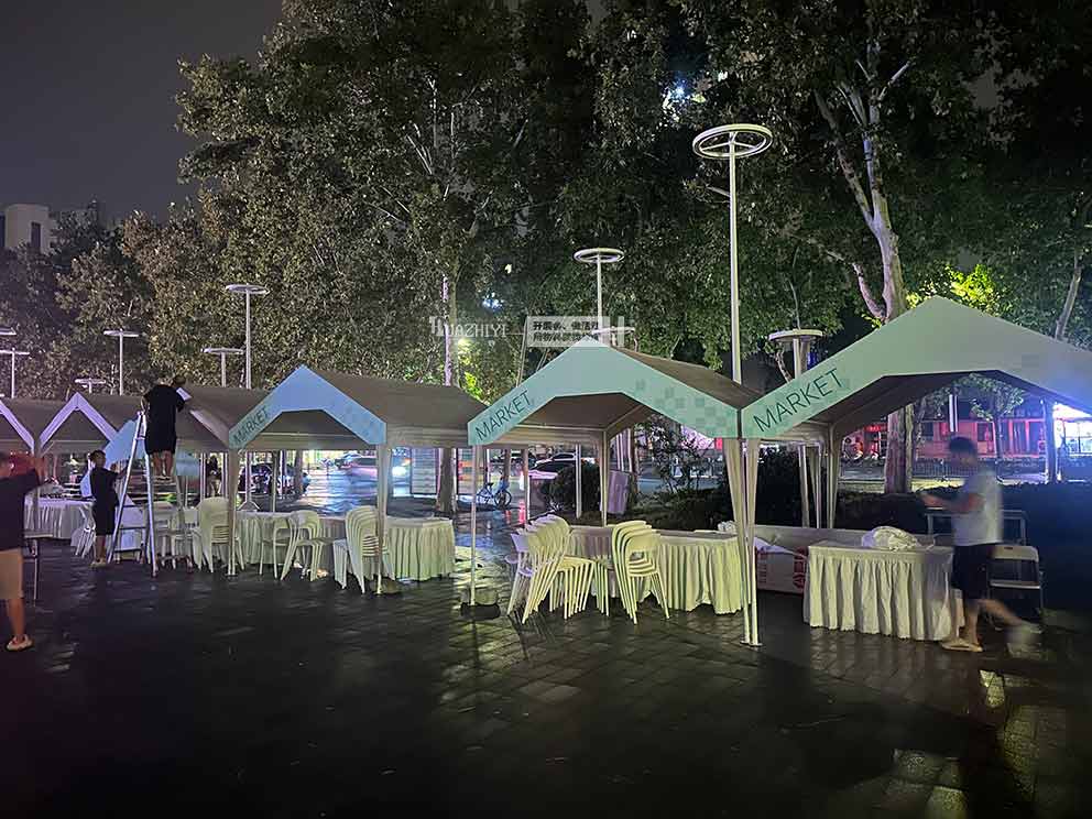 萬(wàn)達(dá)坊0829獨(dú)苗苗事跡由華熠篷房租賃布置