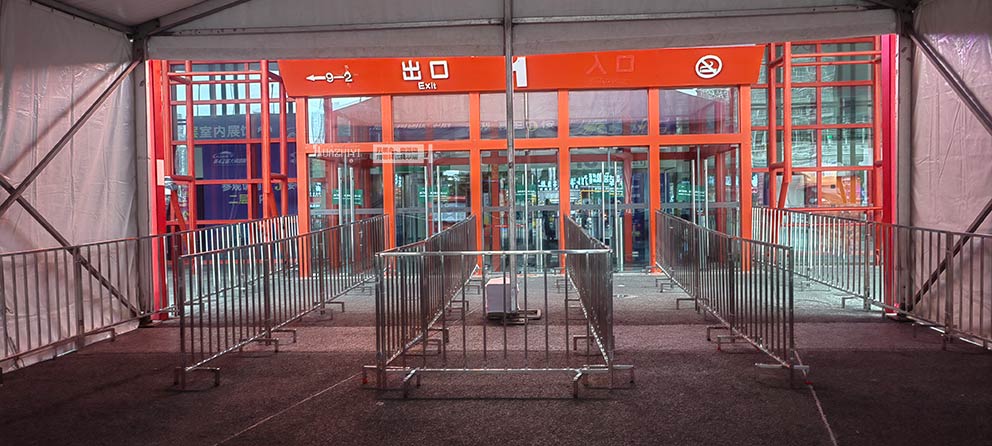 第47屆中原醫(yī)療器械展覽會(huì)，華熠篷房鐵馬租賃負(fù)責(zé)布場