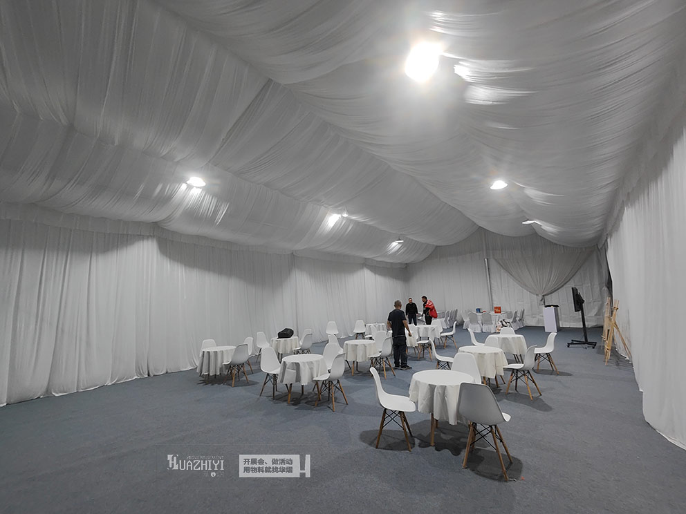 2025極氪試駕會武漢站，華熠篷房桌椅租賃負責布場